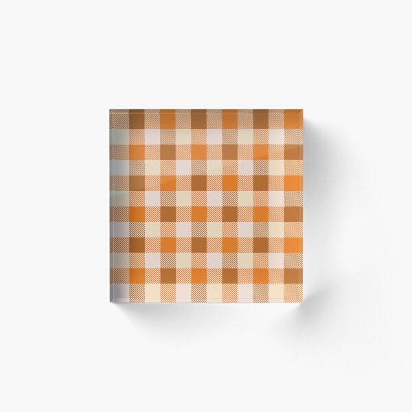 Item preview, Autumn gingham check pattern  designed and sold by Oana Andreea Shop.