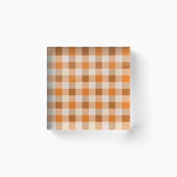 Item preview, Autumn gingham check pattern  designed and sold by Oana Andreea Shop.