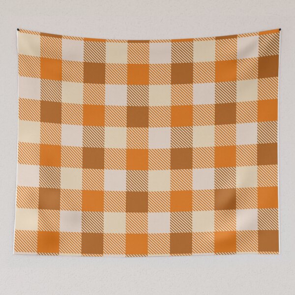 Item preview, Autumn gingham check pattern  designed and sold by Oana Andreea Shop.