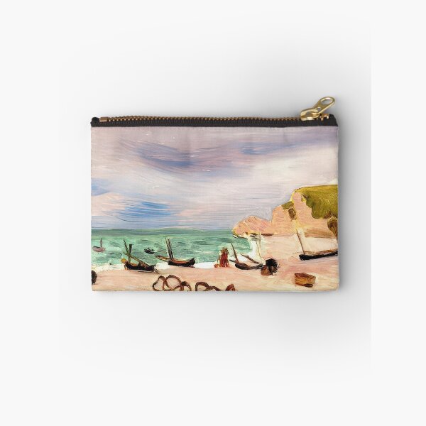 Item preview, Ropes on the beach at etretat 1920 designed and sold by VeilOfPigments.