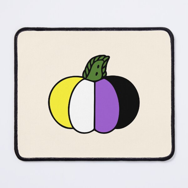 Item preview, Non Binary Pumpkin – LGBTQ Pride Halloween designed and sold by Cannaxes Studio.