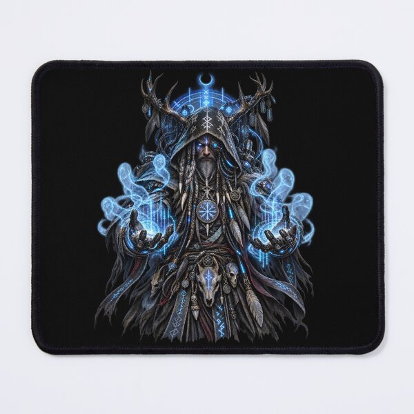 Item preview, Soul Hacker Shaman — Dark Cyber Slavic Fantasy Art designed and sold by Cotton-Vibe.