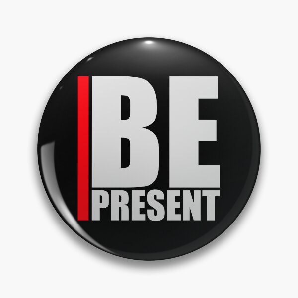Item preview, Be Present Inspirational Meditation Spiritual Logo designed and sold by shirt-o-mat.