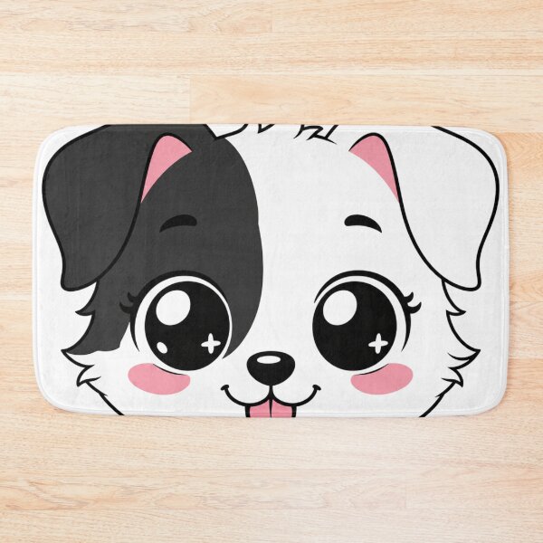 Item preview, Cute Kawaii Puppy Face | Black White Dog Design For Dog Lovers designed and sold by StyxIND.