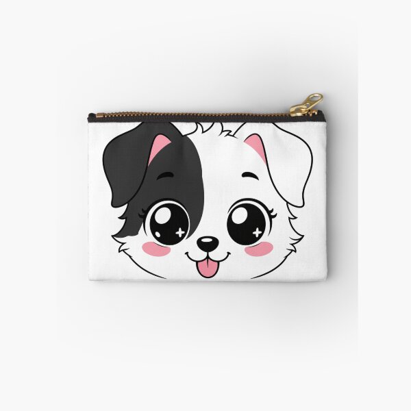 Item preview, Cute Kawaii Puppy Face | Black White Dog Design For Dog Lovers designed and sold by StyxIND.
