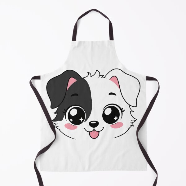 Item preview, Cute Kawaii Puppy Face | Black White Dog Design For Dog Lovers designed and sold by StyxIND.