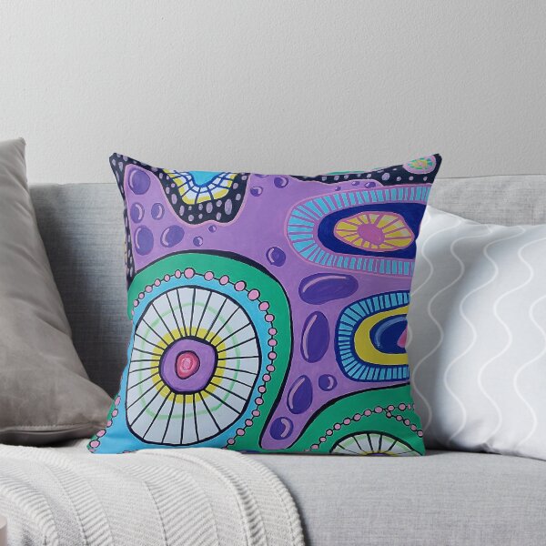 Item preview, Cosmic Cells — Psychedelic Microscope-Inspired Abstract Art designed and sold by WonderwildArt.