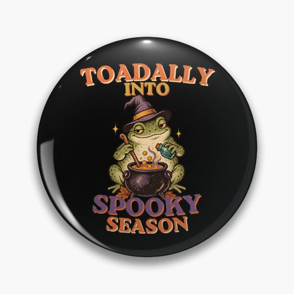Item preview, Toadally Into Spooky Season – Witchy Frog Halloween designed and sold by Bawek85Designs.
