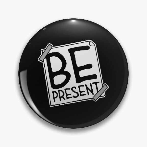 Item preview, Be Present Inspirational Meditation Spiritual Logo designed and sold by shirt-o-mat.