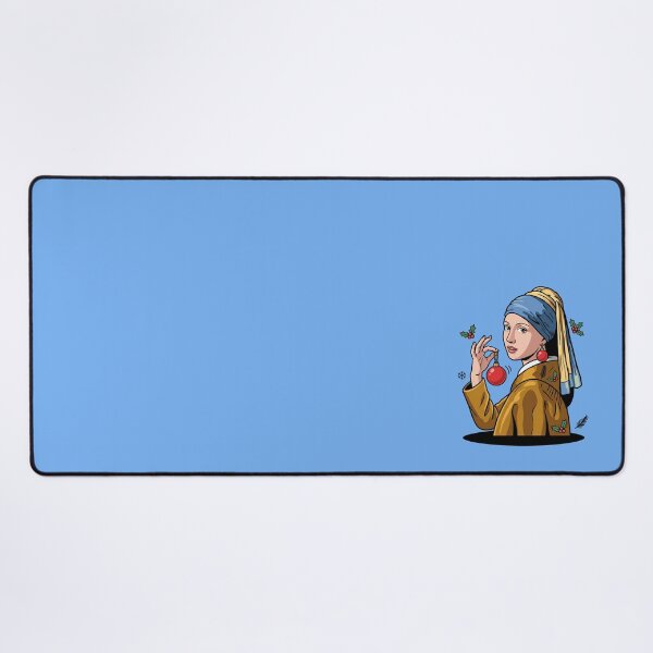 Item preview, Girl With A Pearl Earring Christmas Parody Pop Art designed and sold by Rare By Hero.