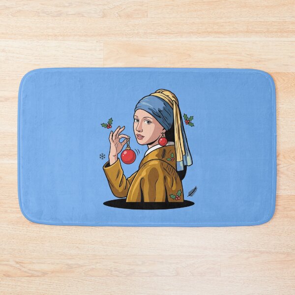 Item preview, Girl With A Pearl Earring Christmas Parody Pop Art designed and sold by Rare By Hero.