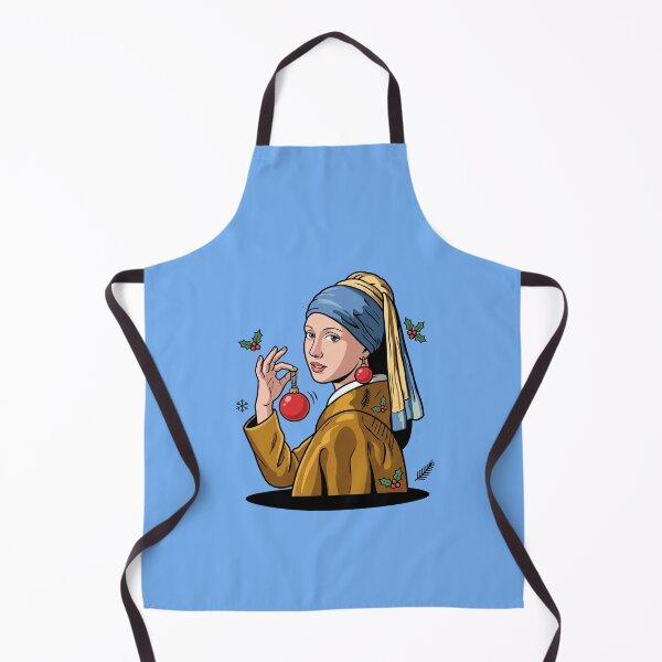 Item preview, Girl With A Pearl Earring Christmas Parody Pop Art designed and sold by Rare By Hero.