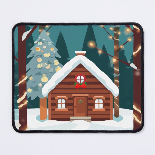 Item preview, A Little Cabin Christmas designed and sold by AbstractAnom.