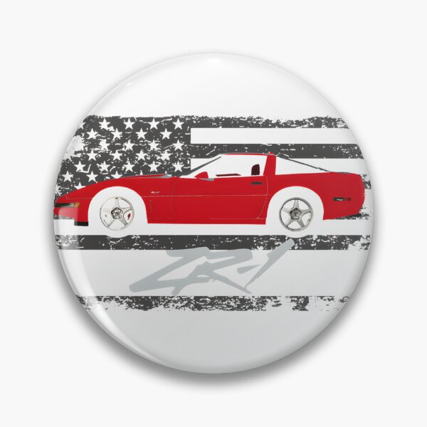 Item preview, Torch Red Chevrolet Corvette C ZR Classic Sports Car Illustration designed and sold by verudevolper12.