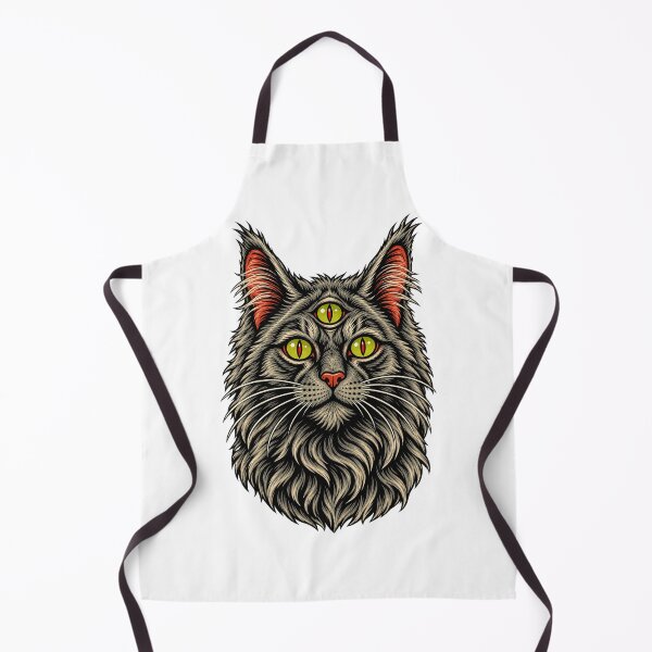Item preview, Three Eyed Norwegian Forest Cat T-Shirt designed and sold by PurrStreet.