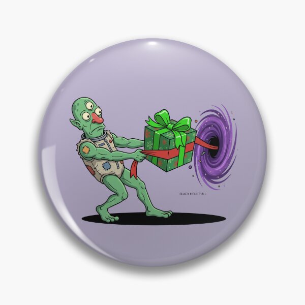 Item preview, Alien Black Hole Pull Christmas Gift Holiday Pop Art designed and sold by Rare By Hero.