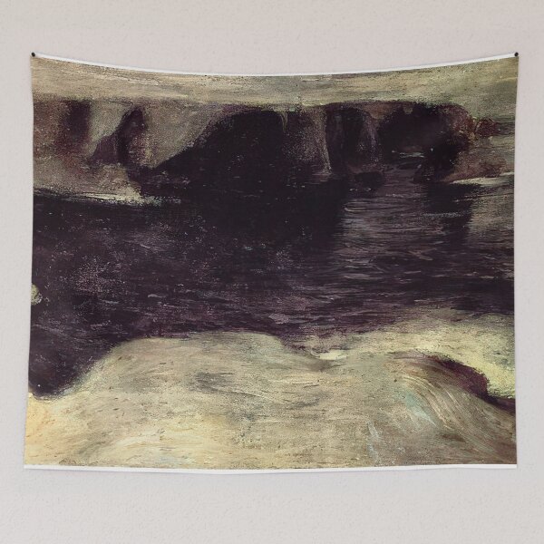 Item preview, Seascape at goulphar 1896 designed and sold by VeilOfPigments.