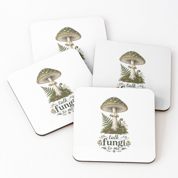 Item preview, Talk Fungi To Me | Vintage Botanical Mushroom Shirt | Mushroom Forager Gift designed and sold by Brackenlume Studio.