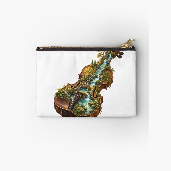 Item preview, A river flows through an old violin designed and sold by Lazenco.