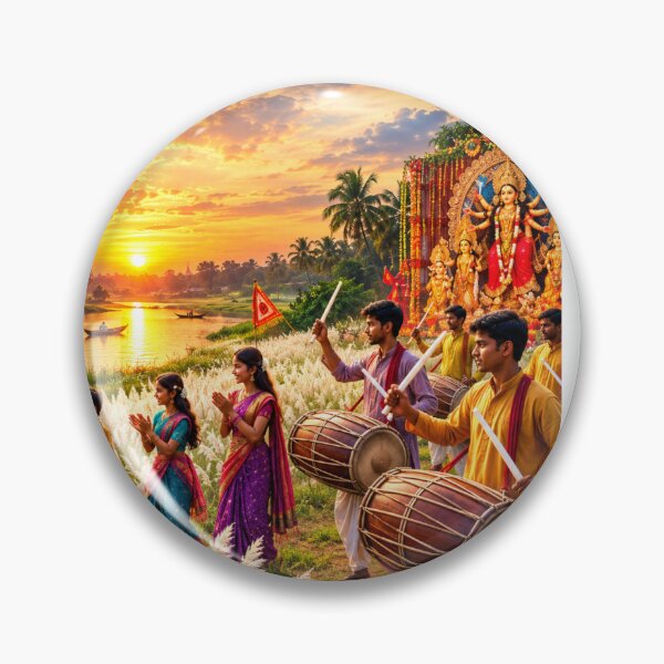 Item preview, Durga Puja Celebration by River designed and sold by Design Sounds Studio.