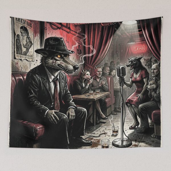 Item preview, A nightclub for werewolves. designed and sold by MagelliShop.