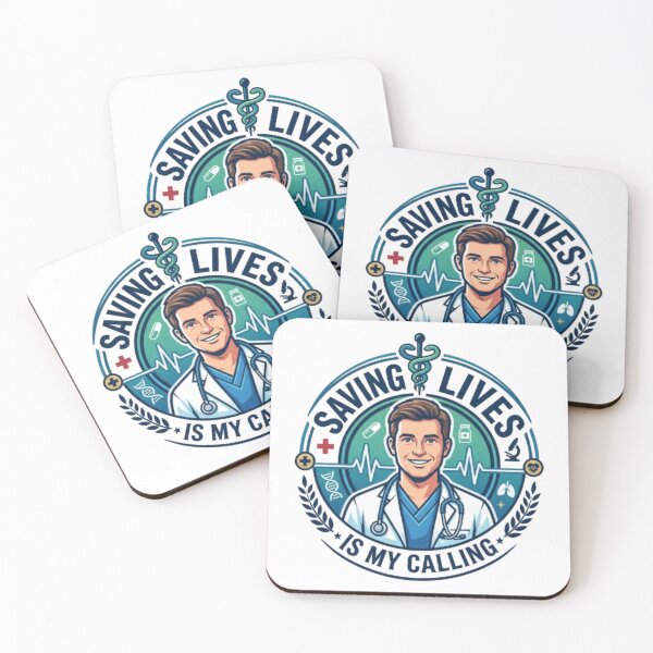 Item preview, Saving Lives Is My Calling Medical Hero Doctor Design designed and sold by PixelStyle Studio.
