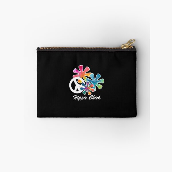 Item preview, Hippie Chick, Hippies, 60's, Retro Tie-Dye Flowers Peace Sign designed and sold by classic car craze.