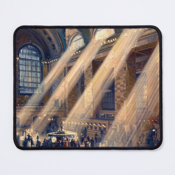 Item preview, Cathedral of Light - Grand Central Station Fine Art Print designed and sold by CleverCulture.