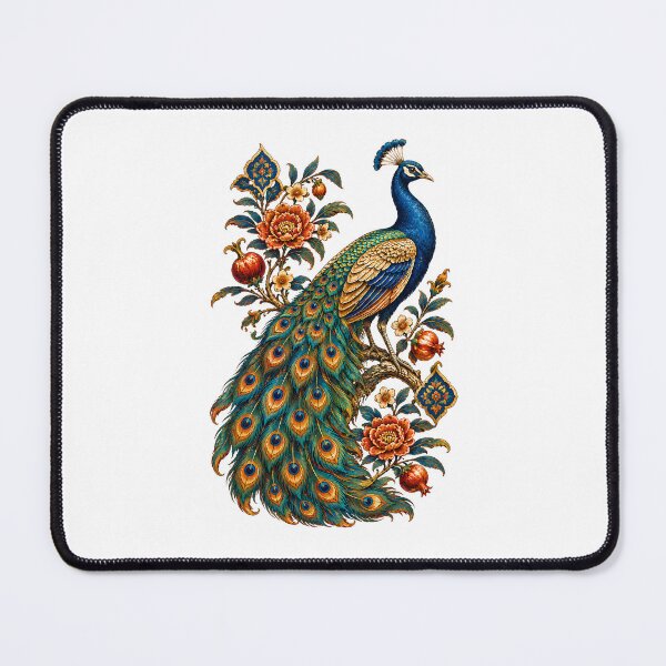 Item preview, Persian Peacock & Floral Art designed and sold by M.Store.