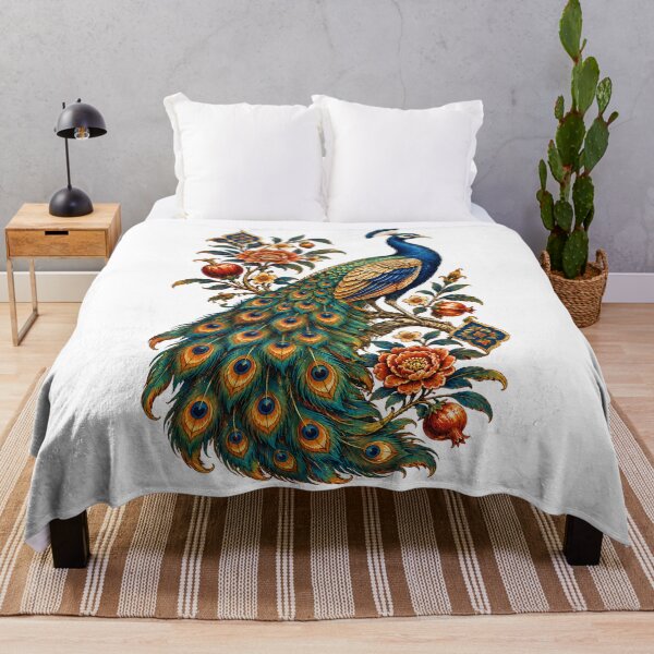 Item preview, Persian Peacock & Floral Art designed and sold by M.Store.