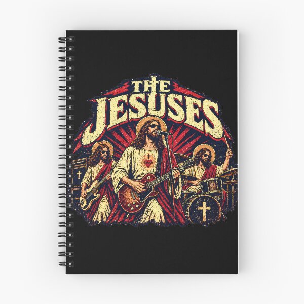 Item preview, The Jesus Rock Band - Heavenly Comeback Tour Vintage Poster designed and sold by Neurospicy Trolls.