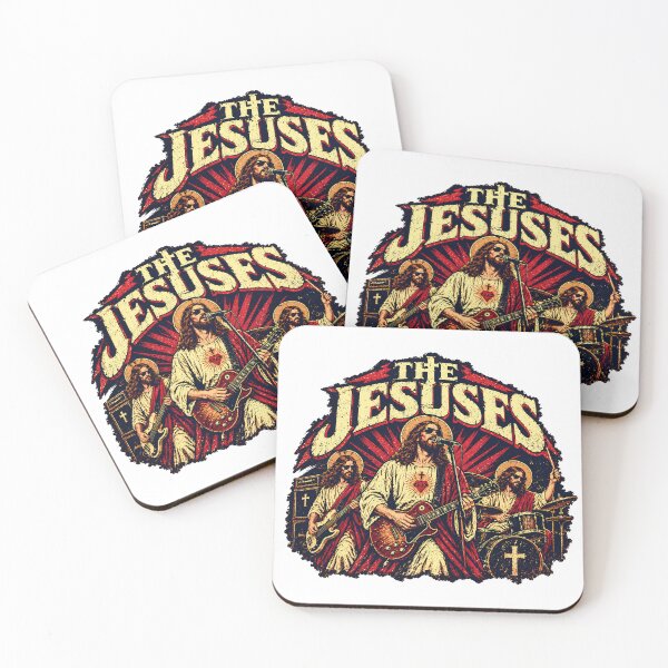 Item preview, The Jesus Rock Band - Heavenly Comeback Tour Vintage Poster designed and sold by Neurospicy Trolls.