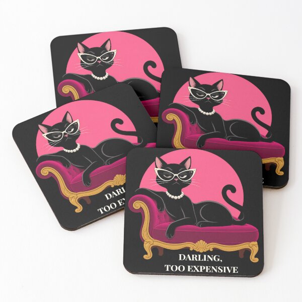 Item preview, Darling Too Expensive - Sassy Black Cat Diva Meme designed and sold by UnripeAlmond.