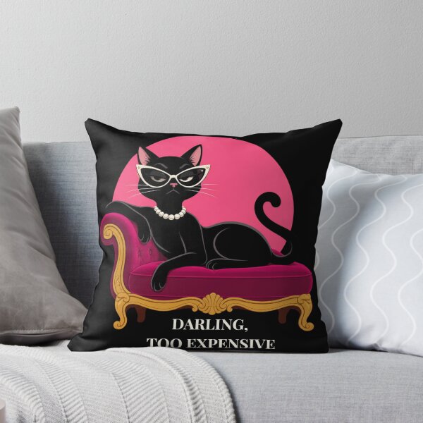 Item preview, Darling Too Expensive - Sassy Black Cat Diva Meme designed and sold by UnripeAlmond.