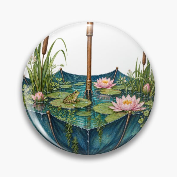 Item preview, Umbrella transformed into a lily pond designed and sold by Lazenco.