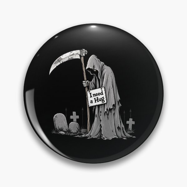 Item preview, Grim Reaper I Need a Hug Spooky Humor designed and sold by elderberry.