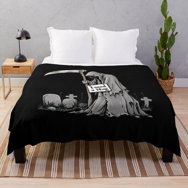 Item preview, Grim Reaper I Need a Hug Spooky Humor designed and sold by elderberry.