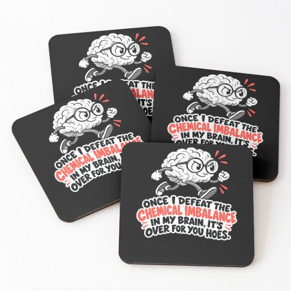 Item preview, Brain Humor About Defeating Chemical Imbalance designed and sold by elderberry.