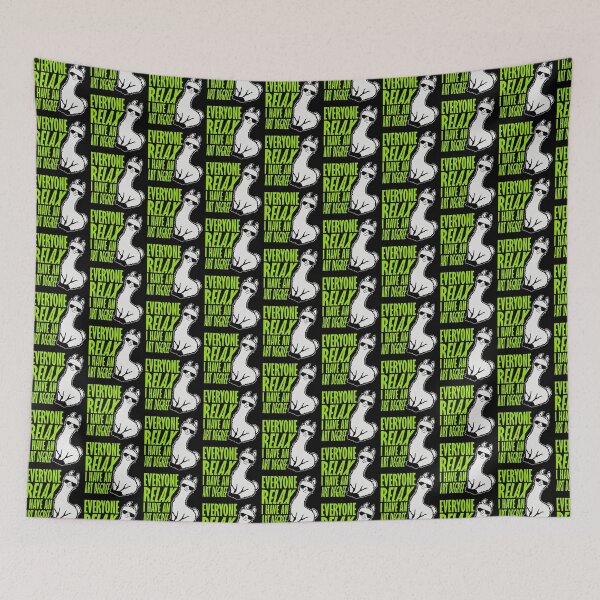 Item preview, Llama Everyone Relax I Have an Art Degree Funny Art Logo designed and sold by shirt-o-mat.