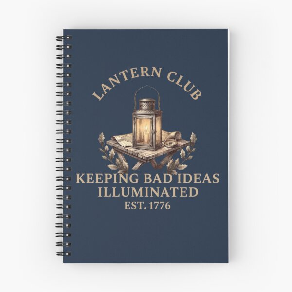 Item preview, Lantern Club Keeping Bad Ideas Illuminated Badge designed and sold by CalmCapy Co.