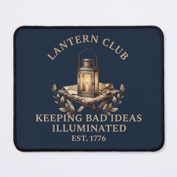 Item preview, Lantern Club Keeping Bad Ideas Illuminated Badge designed and sold by CalmCapy Co.