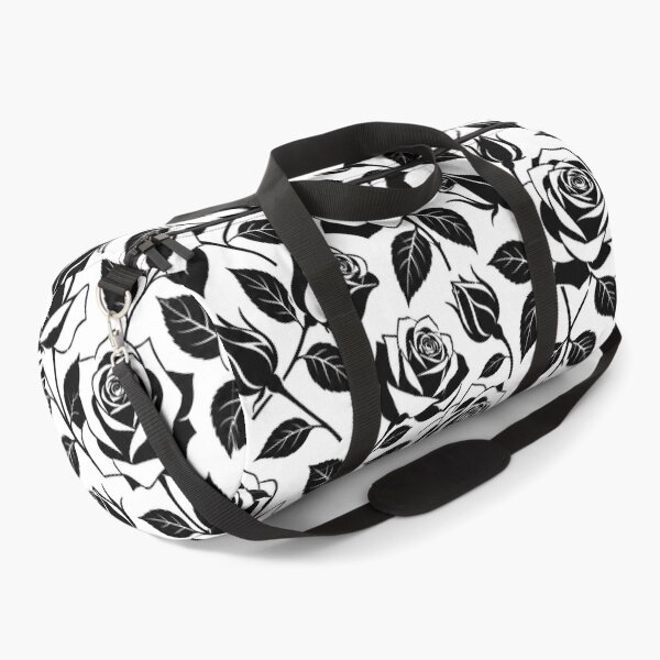 Item preview, Black and White Rose Pattern – Modern Monochrome Floral designed and sold by Flower Magic .