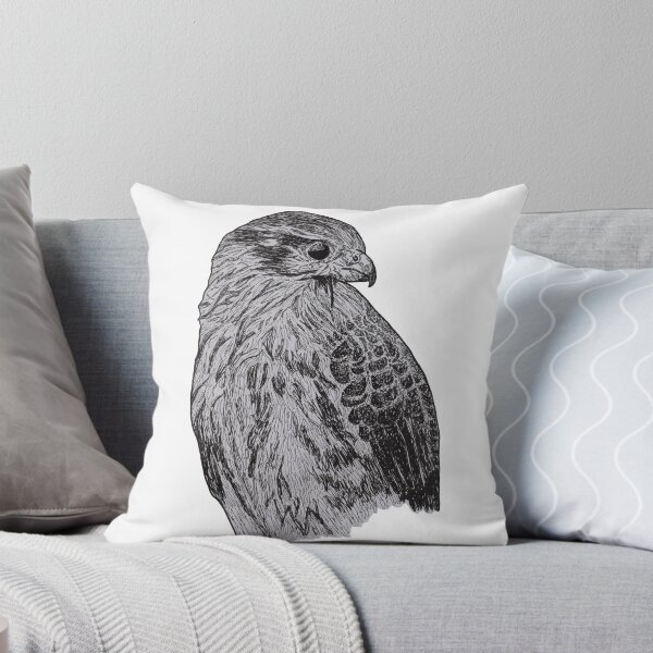 Item preview, Merlin Falcon – Hand-Drawn Bird of Prey Art - no ai designed and sold by schandorffdk.