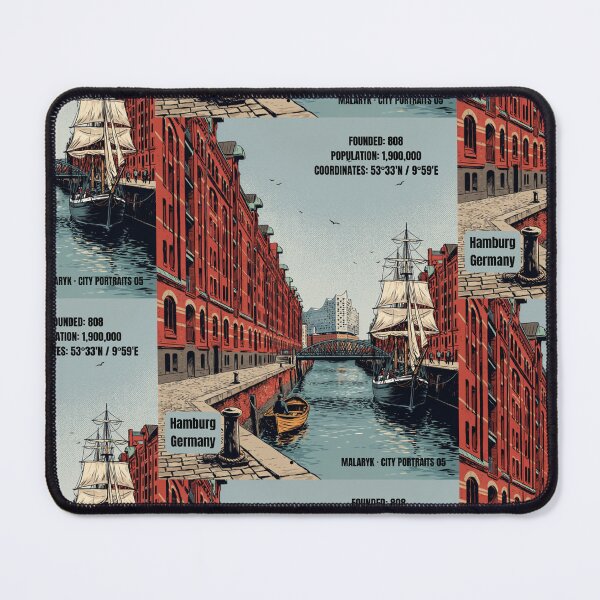 Item preview, Hamburg Germany Retro Comics City Portrait No. 05 designed and sold by Malaryk.