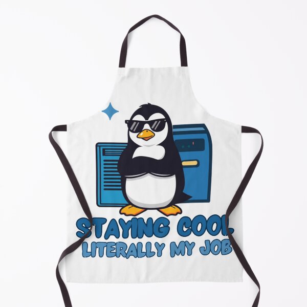Item preview, Staying Cool Is Literally My Job Penguin Sticker – Funny HVAC Design designed and sold by NKWealthDesign.