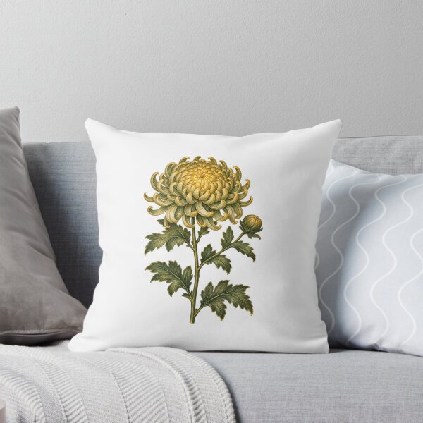 Item preview, Chrysanthemum November Birth Flower | Vintage Botanical | November Birthday Gift designed and sold by Brackenlume Studio.