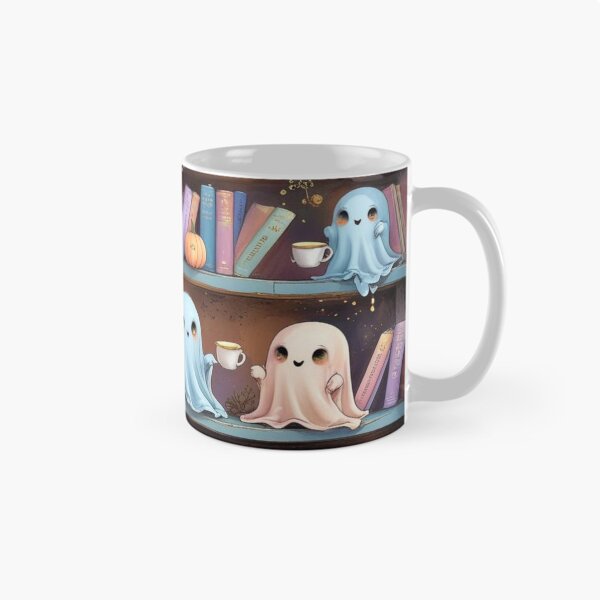 Item preview, Kawaii Ghosts in a Haunted Library designed and sold by BriSher.