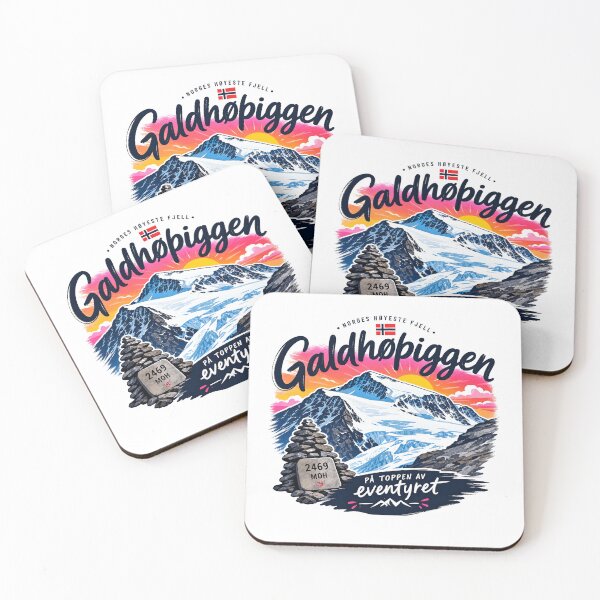 Item preview, Galdhopiggen - Norway's Highest Mountain Sunset Peak designed and sold by JessArty ⭐⭐⭐⭐⭐.