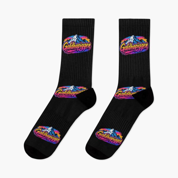 Item preview, Galdhopiggen - Retro Neon Mountain Lettering designed and sold by JessArty ⭐⭐⭐⭐⭐.