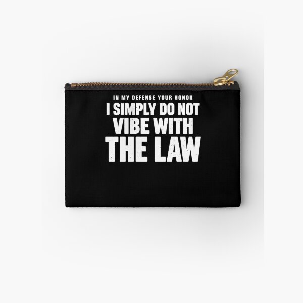 Item preview, In My Defense Your Honor Law Humor Quote designed and sold by elderberry.